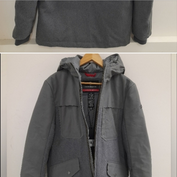 NWT-VICTORINOX Men's Hooded Longline Gallen Parka winter Coat - Picture 3 of 8